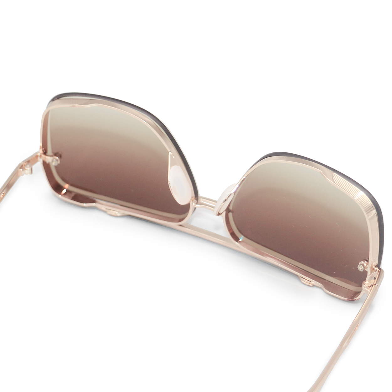 Smaller Bella Coffee - Tangle Free Aviator Sunglasses